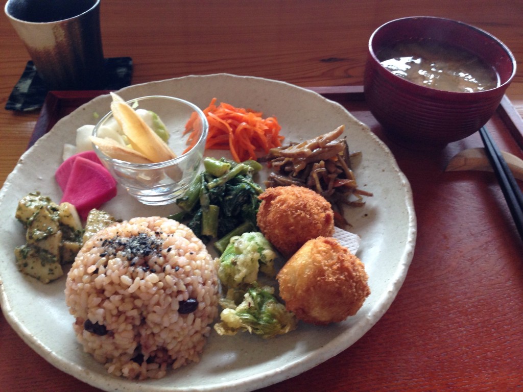 栃木　那須　松おか　玄米菜食　料理