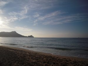 ハワイの海 ダイアモンドヘッド