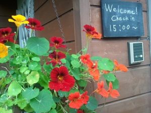 栃木那須高原の夏 ペンショントント ナスタチウム