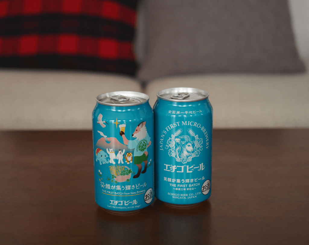 エチゴビール那須工場仕込みの缶ビール入荷しました